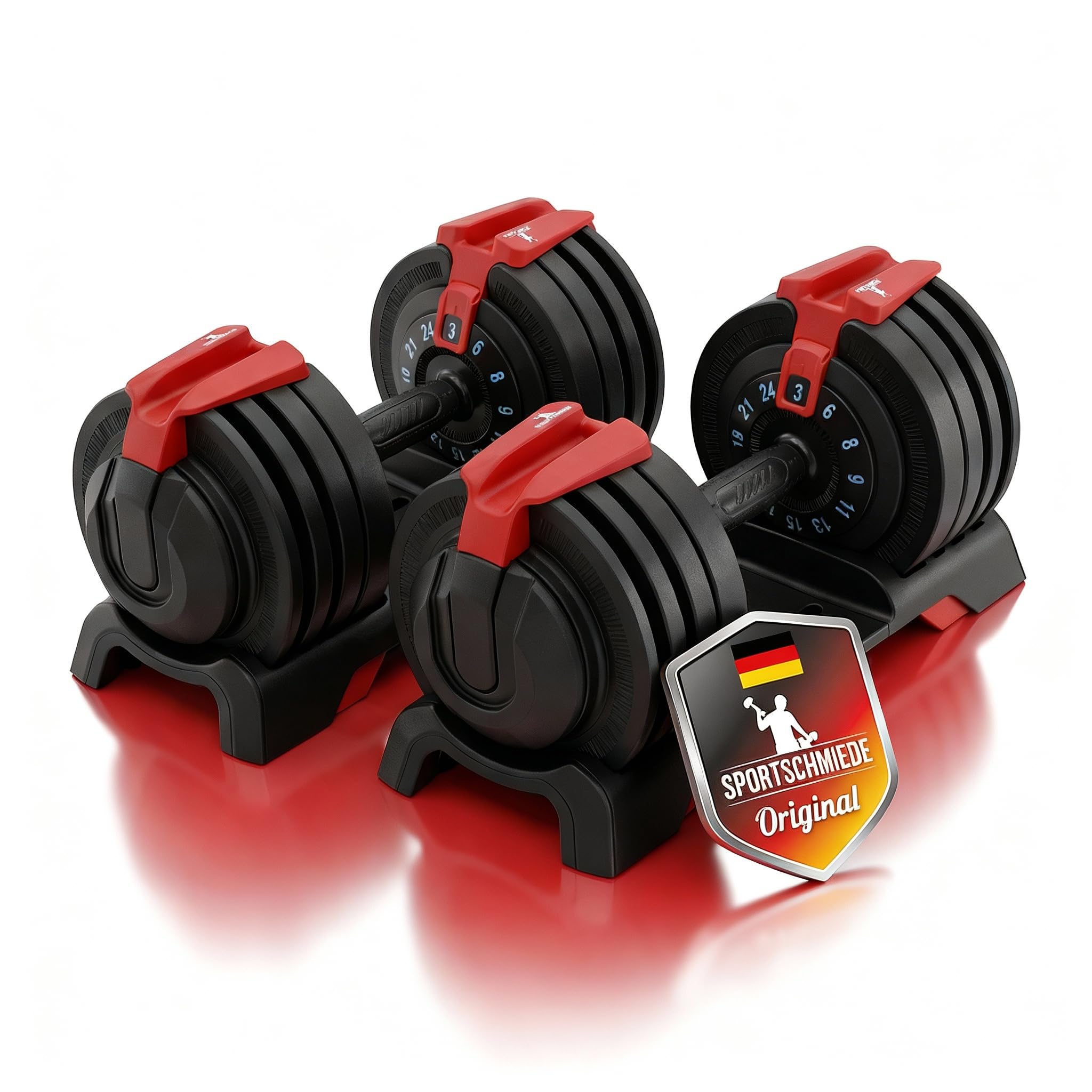 SPORTSCHMIEDE Hanteln Set 3-24kg