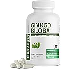Bronson Ginkgo Biloba Extra Strength Supports Brain Function & Memory, 90 Vegetarian Capsules
