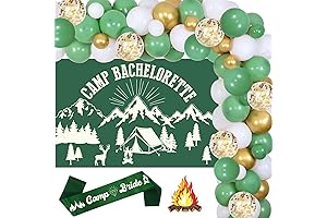 Camping Bachelorette Party Decorations: Create a Serene Getaway with Sage Green Balloons