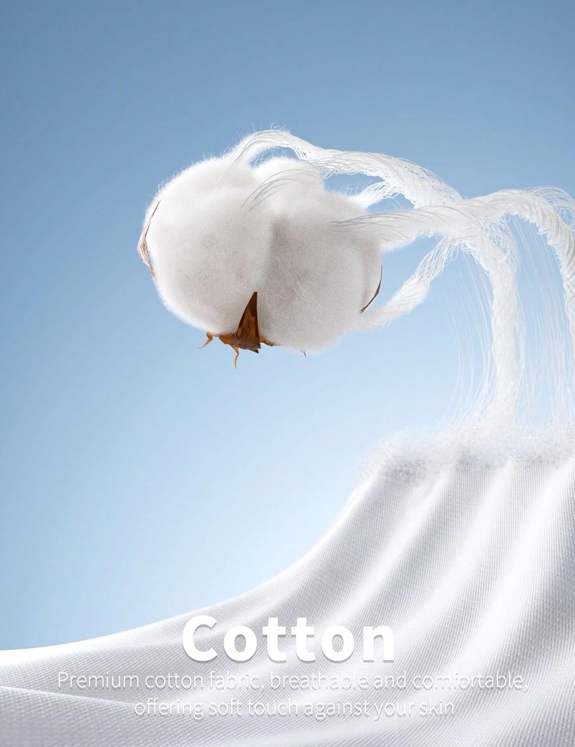 SWOMOG Men's Nightshirt 100% Cotton Short Sleeve Nightgown Button Down Sleep Shirt Soft Sleepwear Comfy Nightwear - Image 6