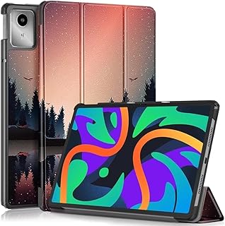 fashion mania PU Leather Case for Lenovo Tab M11 TB330FU 11", PU leather PC hard Case Ultra Slim Cover with Auto Wake/Sleep (HH)