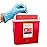 Sharps Container Large - Sharps Containers for Home Use and Labs - Portable Needle Disposal and Travel Size Biohazard Bin - 5 Quart (Pack of 1)
