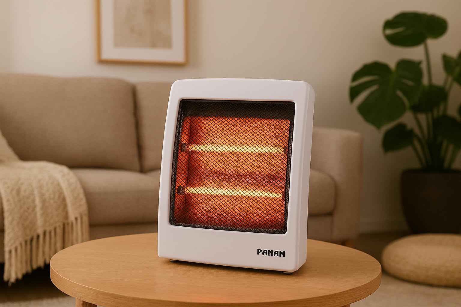 EL Slimmy Quartz Room Heater | 800W Dual Heat Setting (400W/800W) | ISI Approved | Overheat & Tip-Over Protection | Safety Grill | Low Power Consumption | Portable Slim Design (White)-image-9