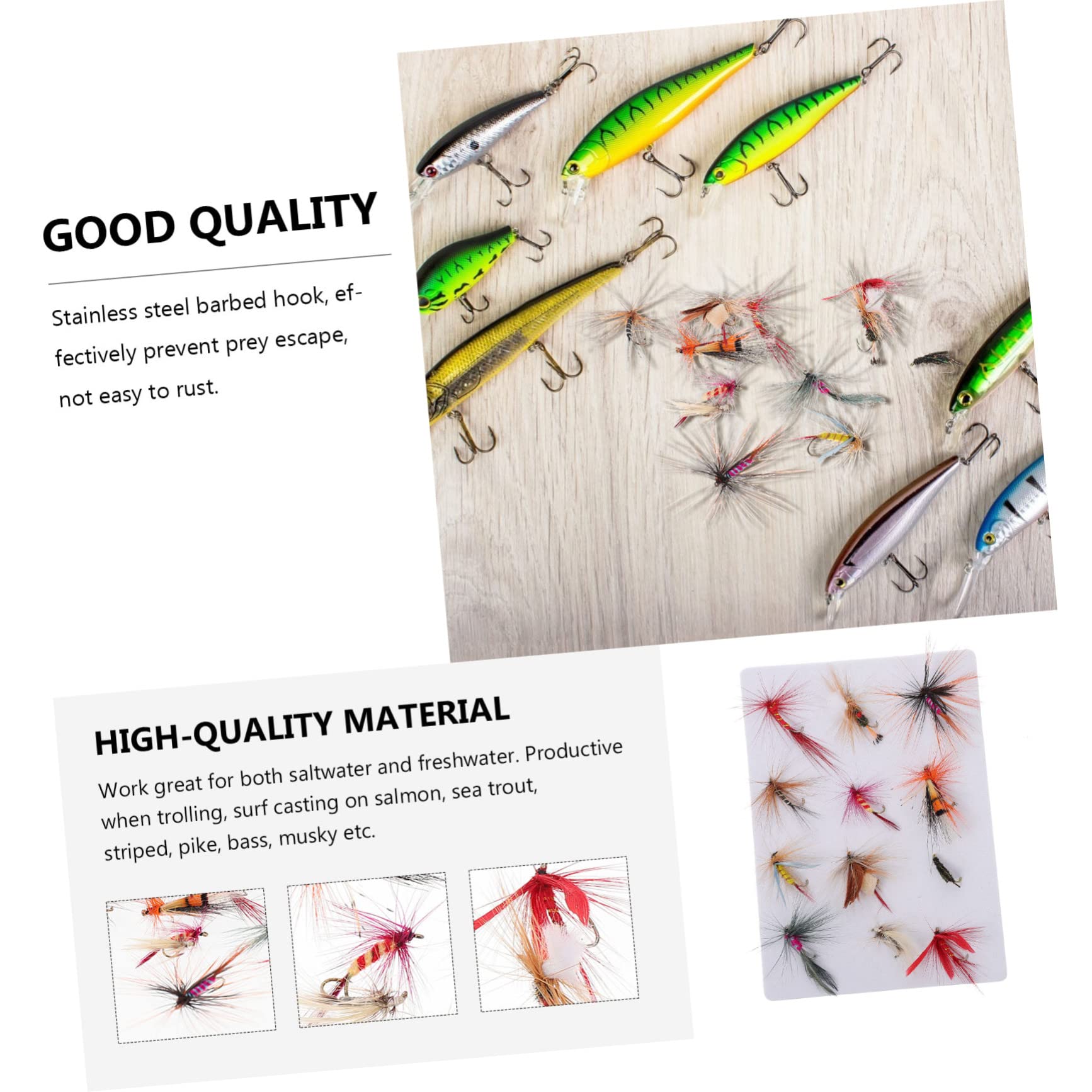 Sosoport Gancho De Oruga Señuelos De Pesca Falsos Gancho De Señuelos De Simulación Señuelos De Oruga Señuelos Biónicos para Orugas Cebo De Pesca Natural Acero Inoxidable