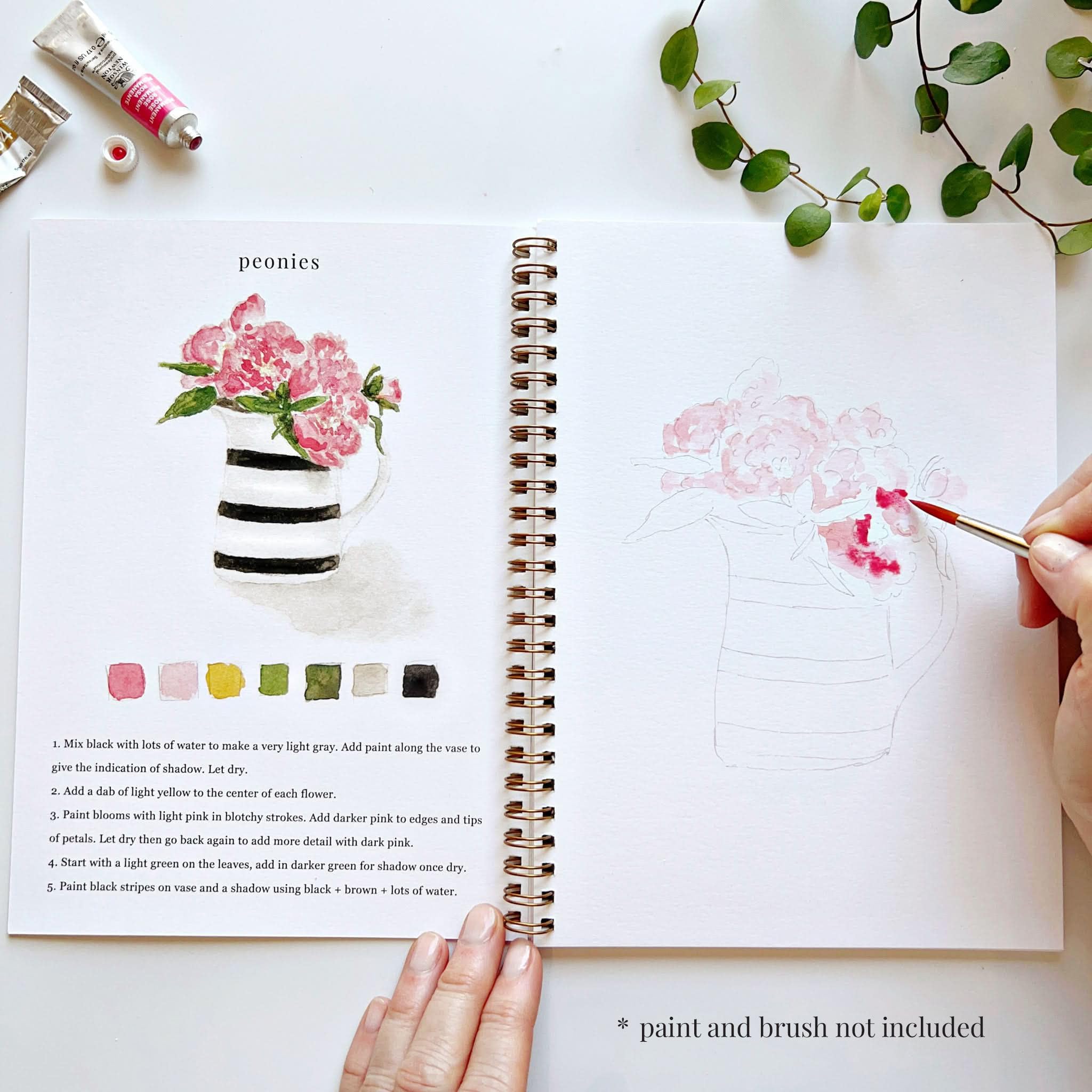 Aquarelverf werkboek - Vogels - emily lex studio watercolor