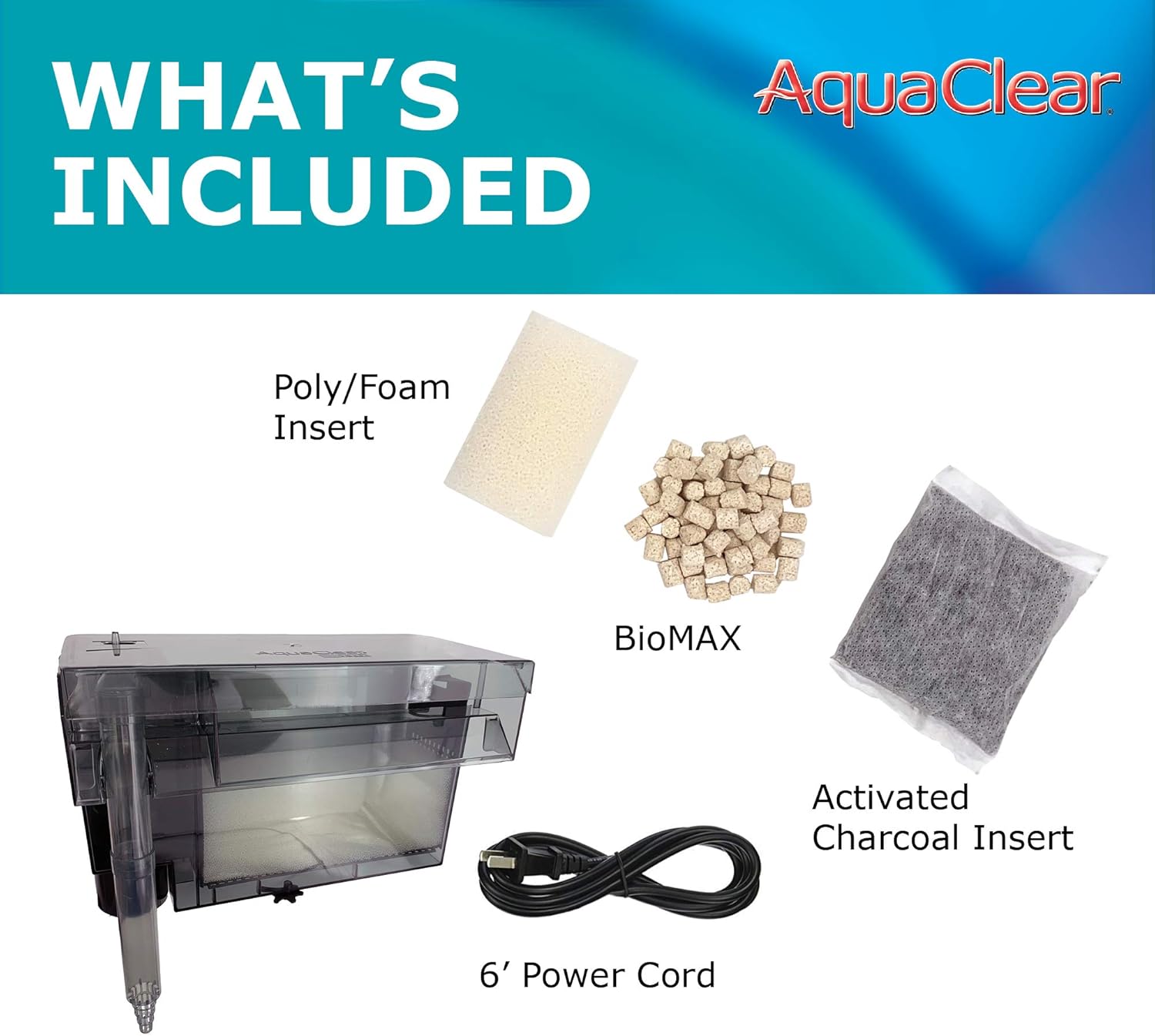 AquaClear 110 Power Filter, Fish Tank Filter for 60 Nepal Ubuy