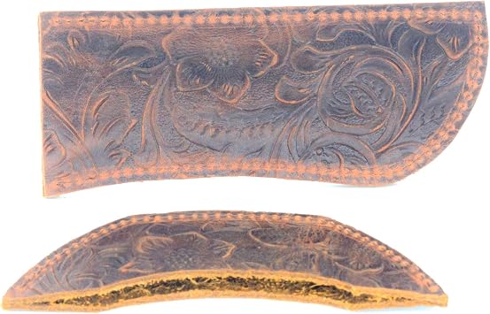 JJNUSA Leather Cast Iron Handle Cover,Skillet Handle Cover, Handmade Leather Handle Protector