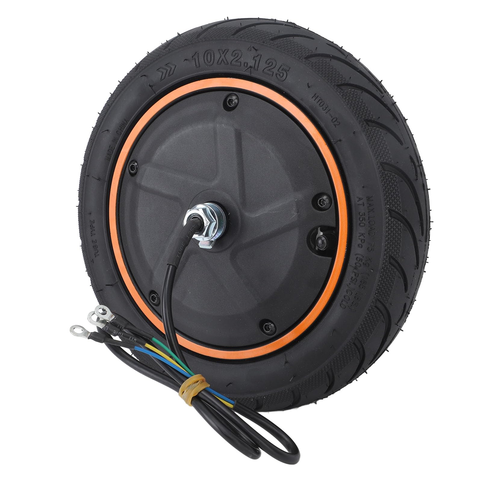 BuyWeek Pneumatico Gonfiabile del Motore, 36V 400W Motore della Ruota Motrice in Lega di Alluminio Motore per Scooter Elettrico per Ninebot F40