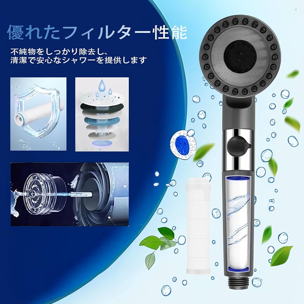 シャワーヘッド 節水 高水圧 【80%節水率・浄水美肌】 特価セール】シャワーヘッド 節水 高水圧 【80%節水率・浄水美肌