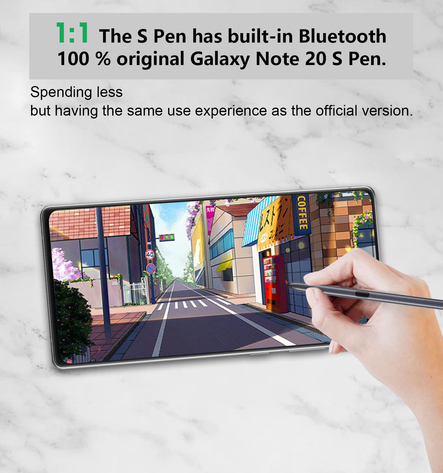 Duotipa Note 20 Stylus Pen di ricambio per Samsung Galaxy Note 20 & Note 20 Ultra All Versions Touch S Pen con punte e piume (grigio)