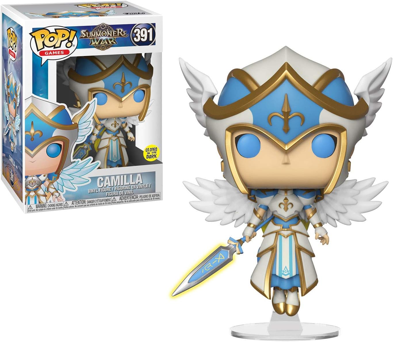 Funko Pop Games: Summoners War - Valkyrie Collectible Figure, Multicolor