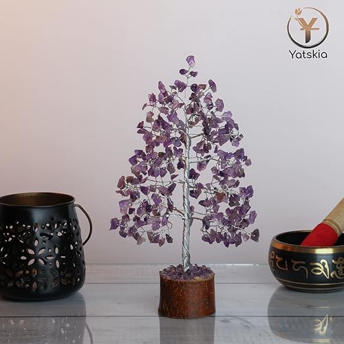 Miniatura 4 de Cristales de amatista, árbol de la vida de cristal, decoración de chakras, regalo de inauguración de la casa, decoración de Feng Shui, regalos
