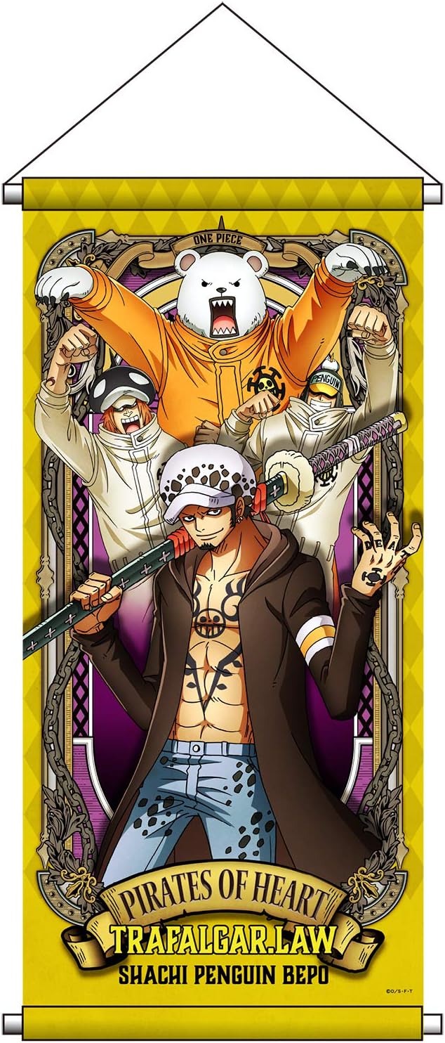 ワンピース アルティメットクルー ハートの海賊団 ドでかタペストリー アニメ 萌えグッズ 通販 Amazon