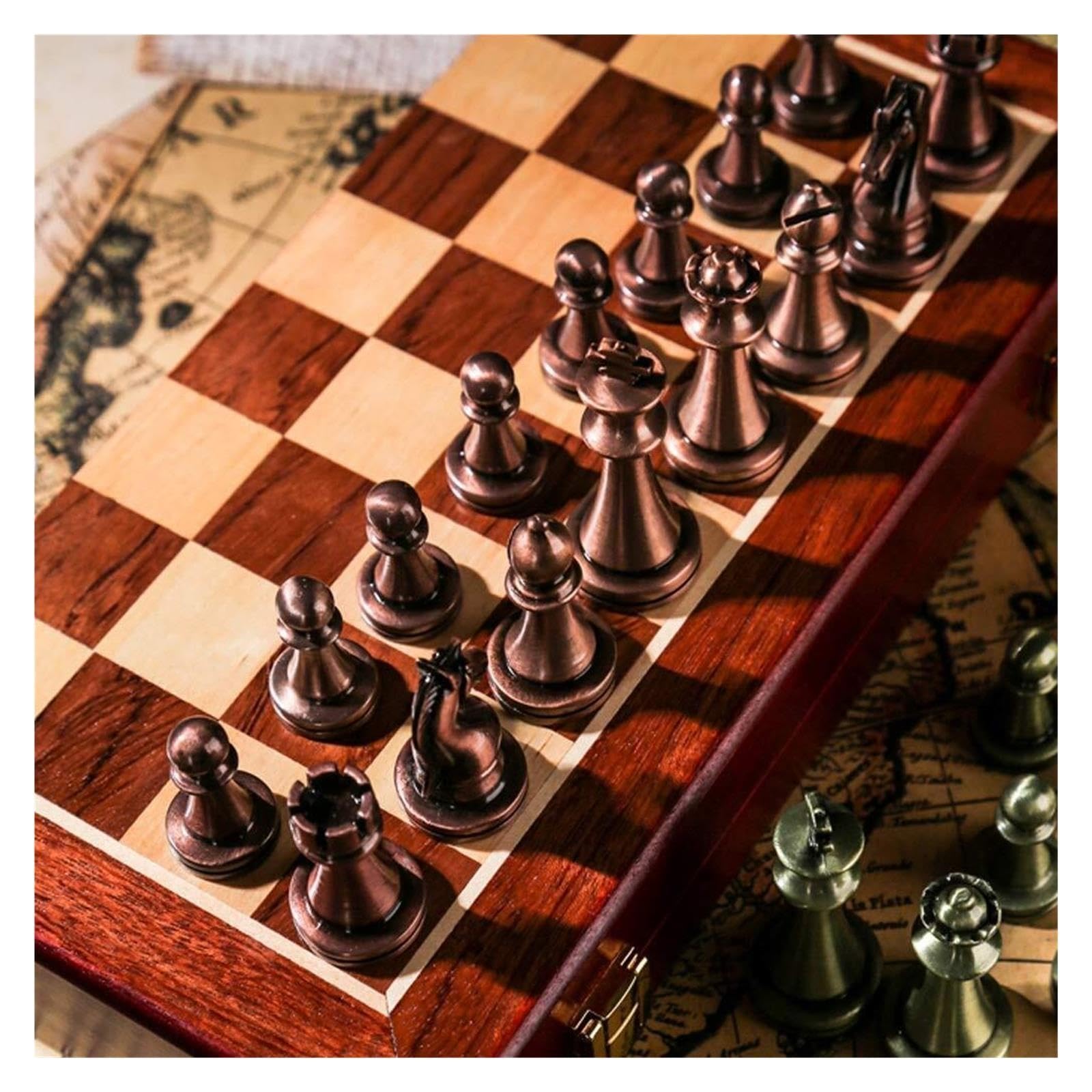 ChessLuxury Chess Jeu d'échecs de Voyage Portable échecs