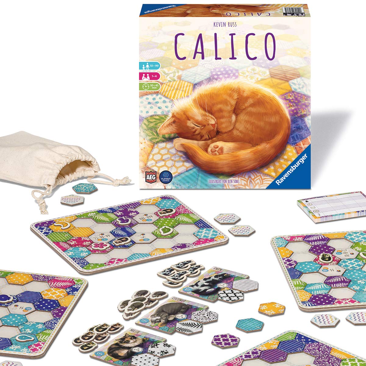 Buy Ravensburger Calico 27038, Varied Tile Game for Adults, Children ...