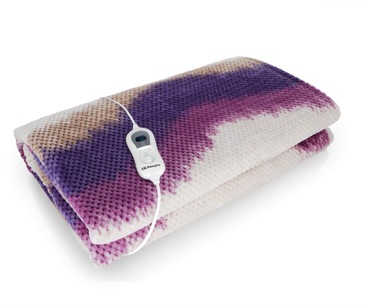 Orbegozo MAH 2500 - Manta térmica, 3 niveles de potencia, mando de control, apagado automático, lavable, 120 W