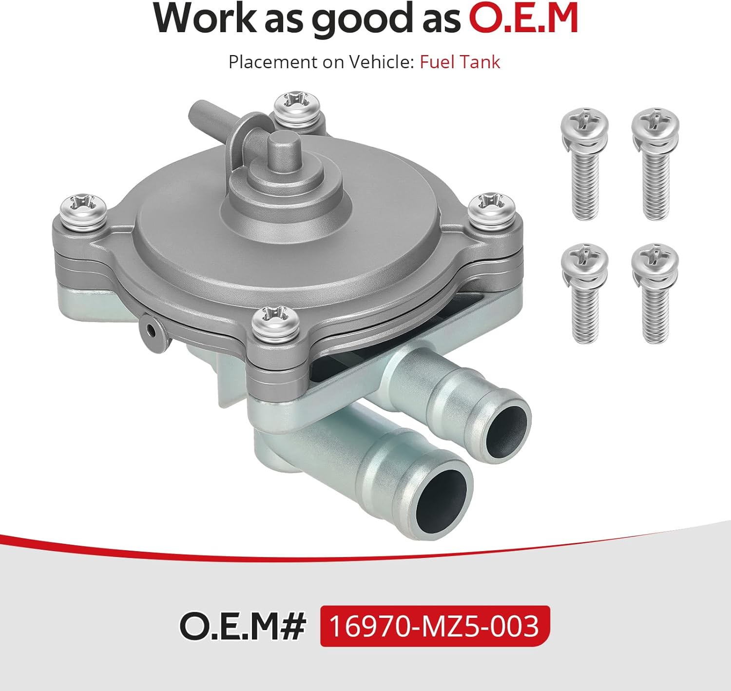 JAVIK Petcock Fuel Valve Tap Gas Auto Vacuum For Honda Magna 750 VF750C/C2/CD 1994-2003 O.E.M# 16970-MZ5-003