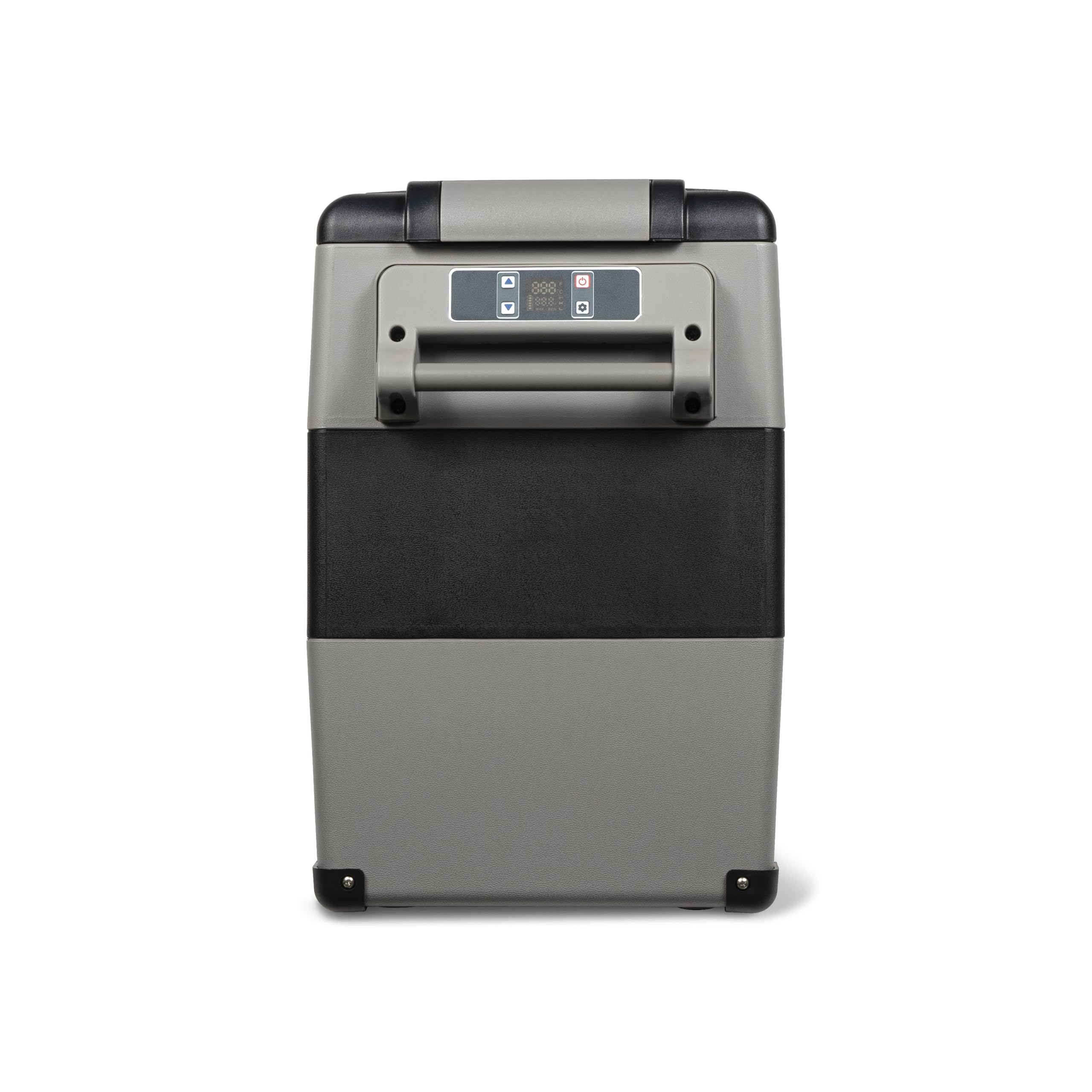 Steamy-E Single Zone 55, Frigorifero Elettrico a Compressore, 12/24V DC e 100-240V AC, per Congelare e Raffreddare da -20℃ a +20℃, Ideale per il Campeggio, 49 Litri, Grigio