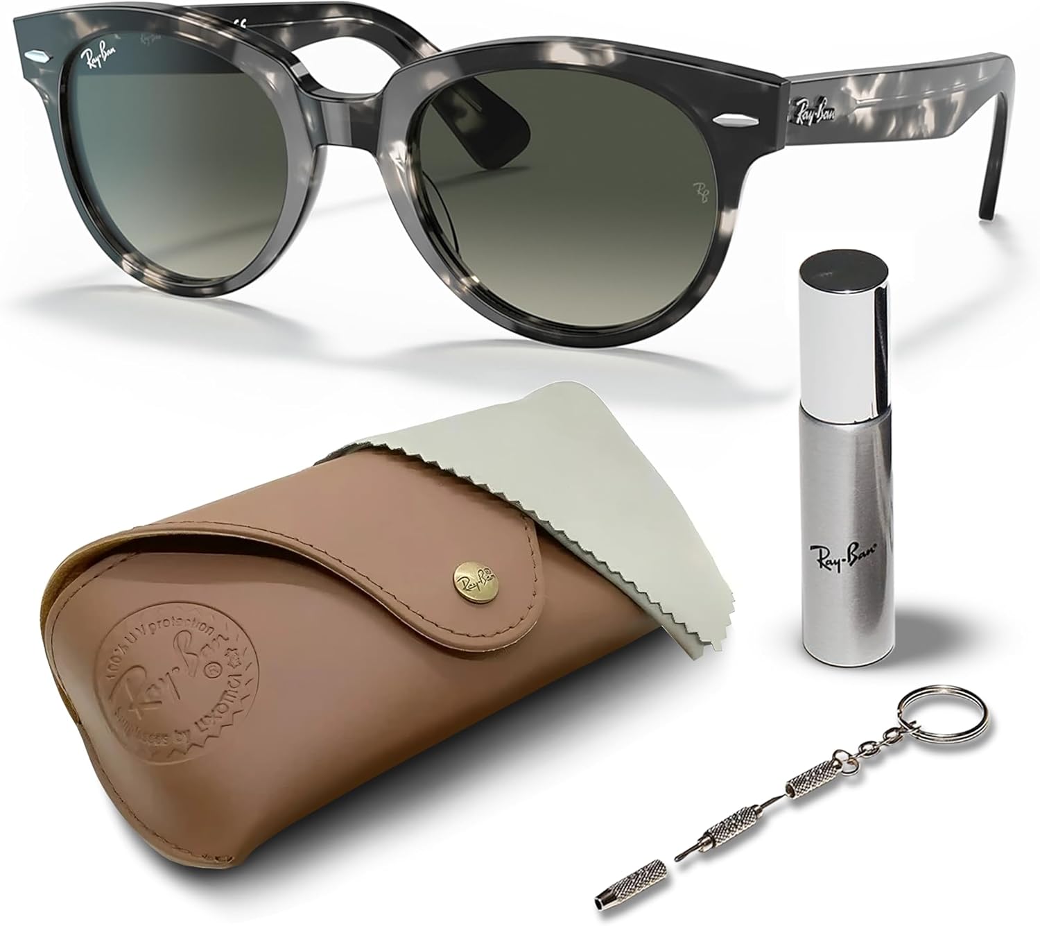 Ray-Ban RB2199 ORION Phantos Shaped Sunglasses for Men & Women with Official RAYBAN Eyewear Kit