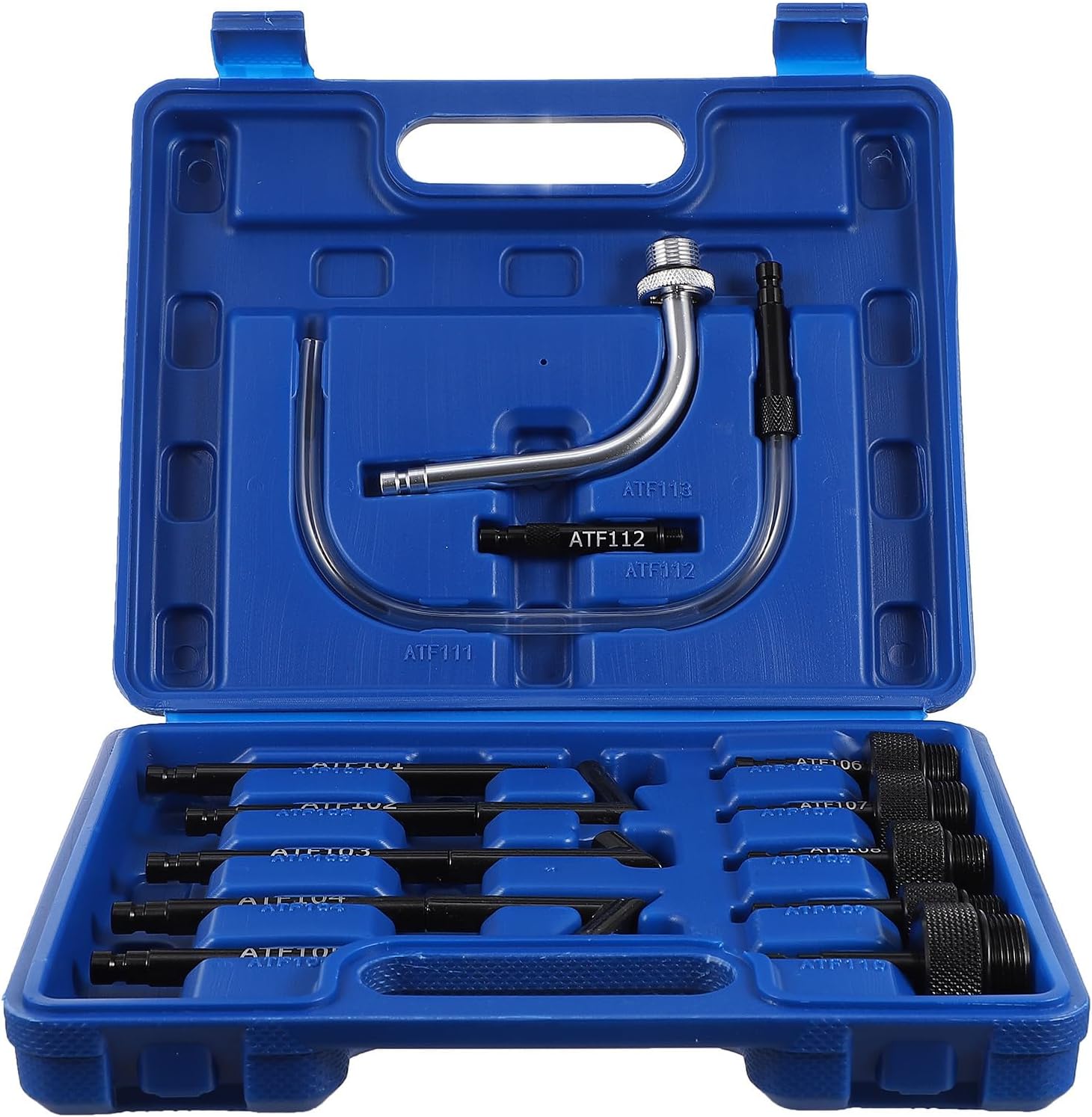 FUOYLOO Metal Transmission Fluid Oil Fill Adapter with Steel Refill Connector, Pneumatic Automatic Transmission Oil Filling Tool for Garage and Workshop Use