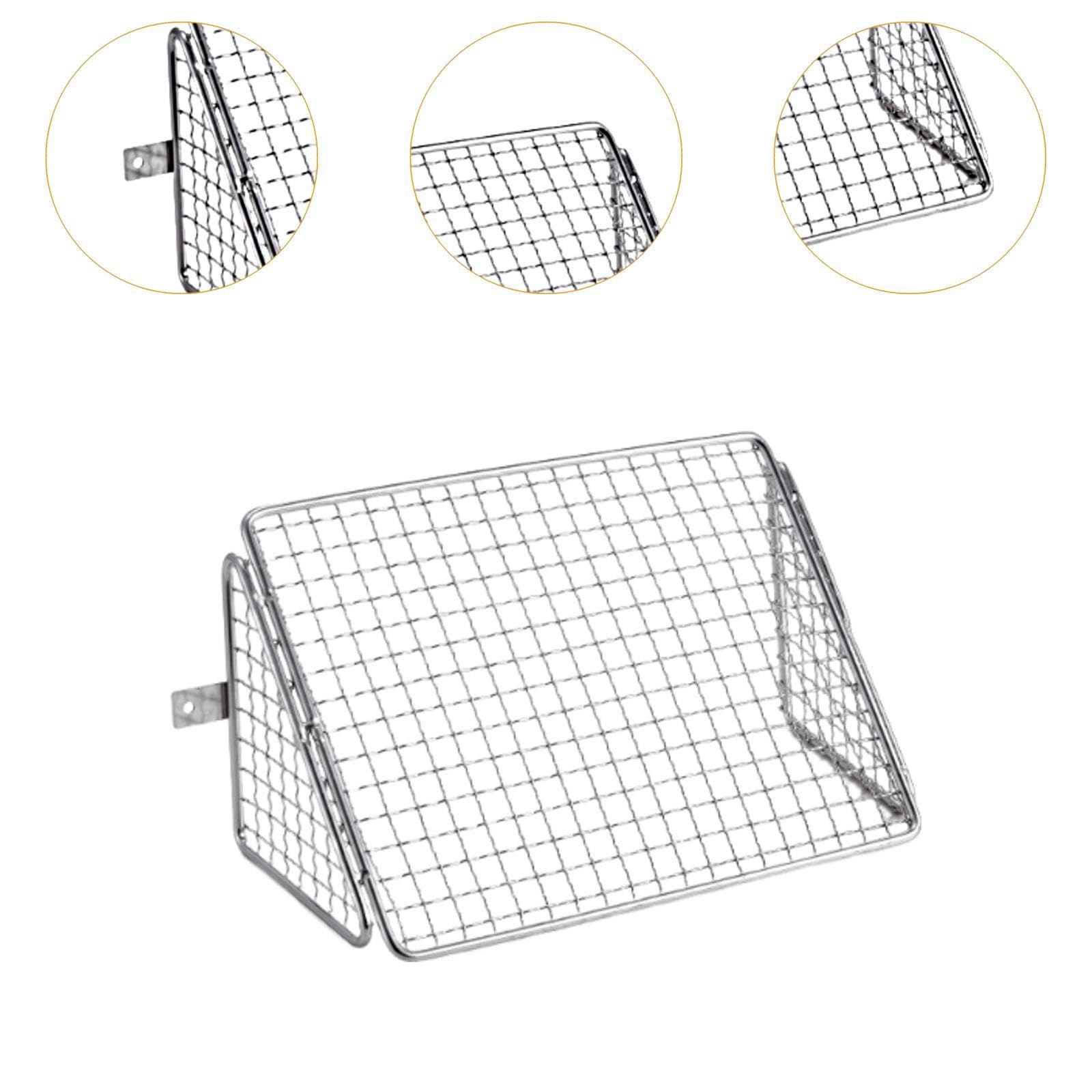 Edelstahl Laubsieb Dachrinnenschutz Abdeckung - Rostfreier Mesh Laubschutz für Outdoor Drainage Schlauch & Dachbalkone - 25 x 12,5 x 13 cm