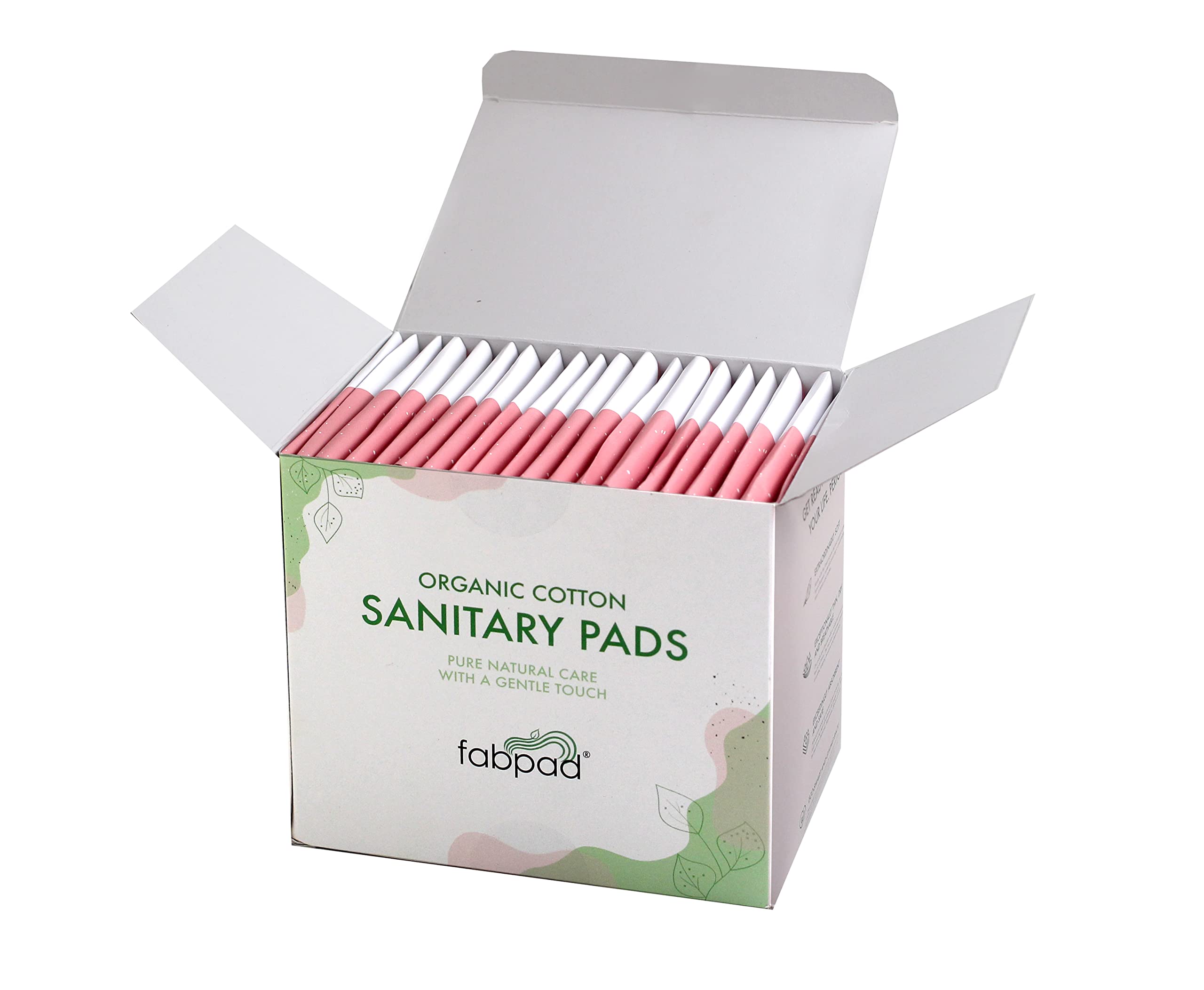 FabPad Organic Cotton Ultra Thin Rash Free Biodegradable Eco-Friendly Sanitary Pads Period Napkins with Disposable Cover (Heavy Flow, Pack of 20) (B09MZFJH39) Amazon Price History, Amazon Price Tracker