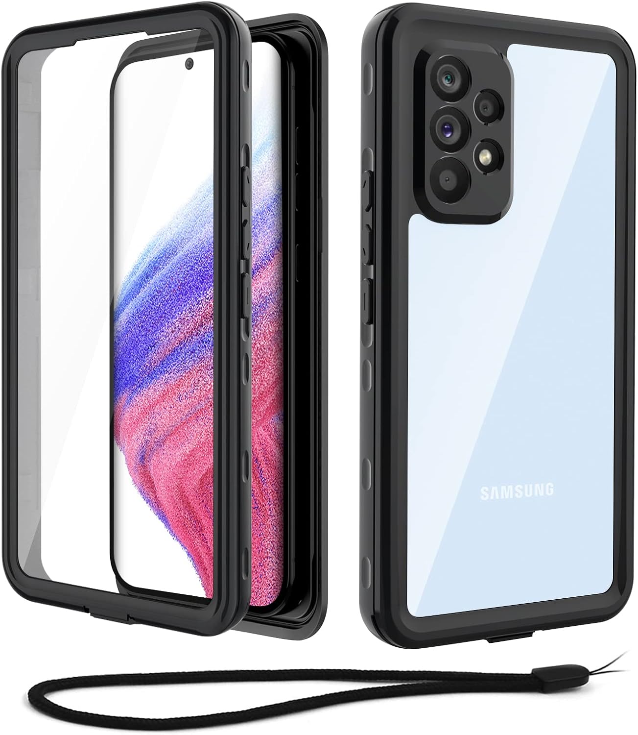 Beeasy for Samsung A53 Case Waterproof Shockproof, Galaxy A53 5g Case