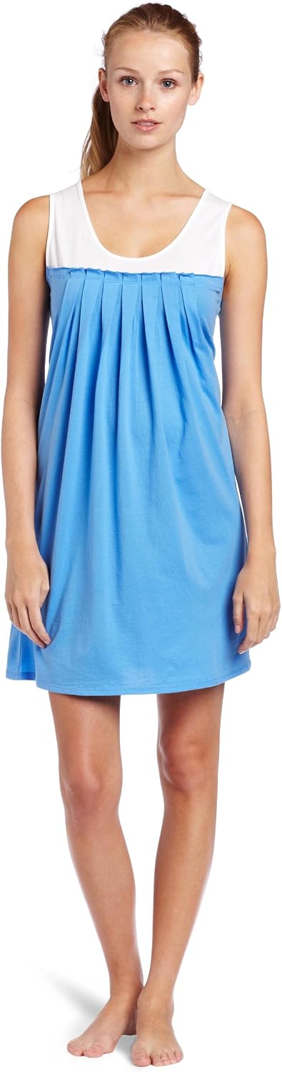Nautica Sleepwear Womens Knit Solid Tank Chemise