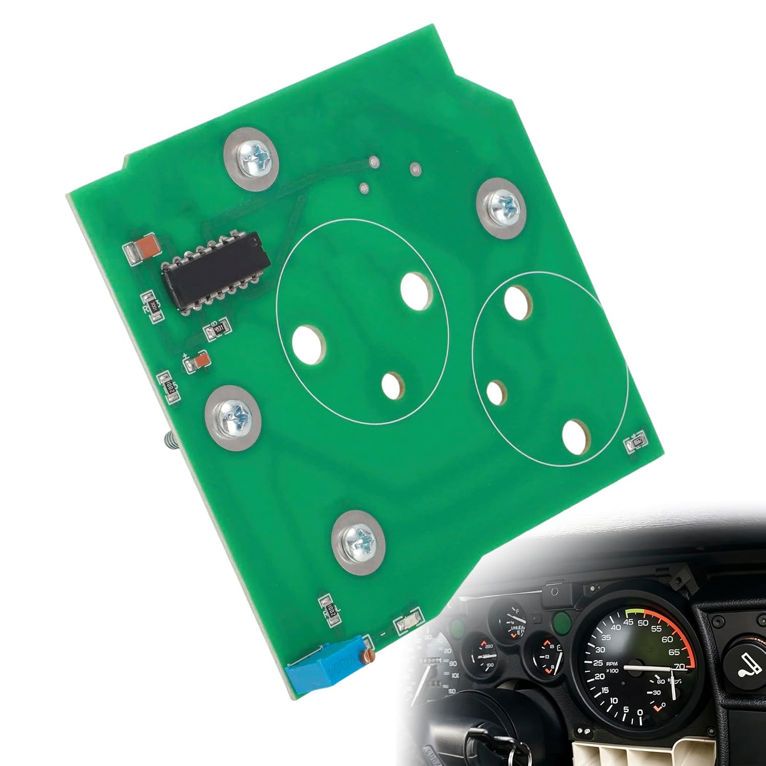 Tachometer Circuit Board Replacement for 1982–1989 Camaro V8 Models (5.0L, 5.7L) – Pre-Calibrated Direct Fit – Restore Accurate RPM Readings