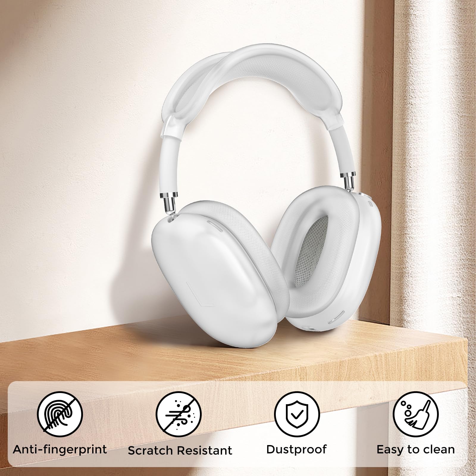 Amazon.com: AHASTYLE Silicone Case for AirPods Max Headphones (USB