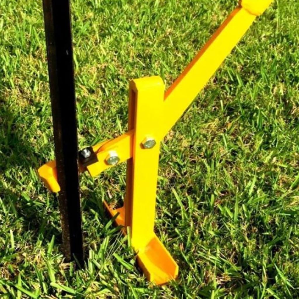 Heavy Duty Post Lifter 800mm T-Post Puller for Easy Removal of Metal, Wood, Posts Garden Steel Repair Tool