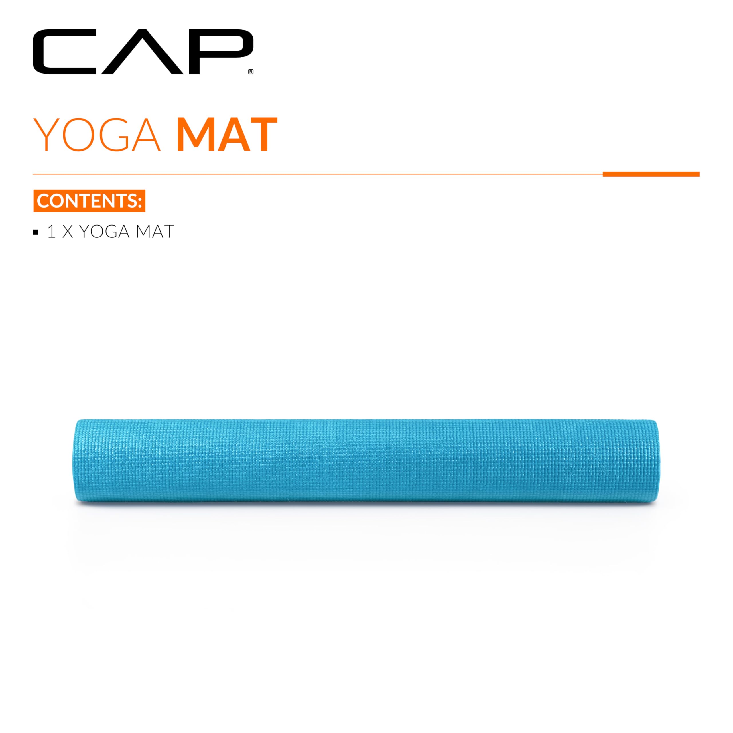 CAP Barbell HHY-CF004B Mata do jogi fitness, niebieska, wersja oryginalna