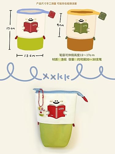 Miniatura 6 de Xxkk - Bolsa plegable para bolígrafos, organizador de artículos de papelería para herramientas de escritura, soporte de papelería, soporte de