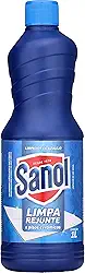 Limpa Rejunte e Piso Cerâmico, Sanol, 1 Litro, Azul