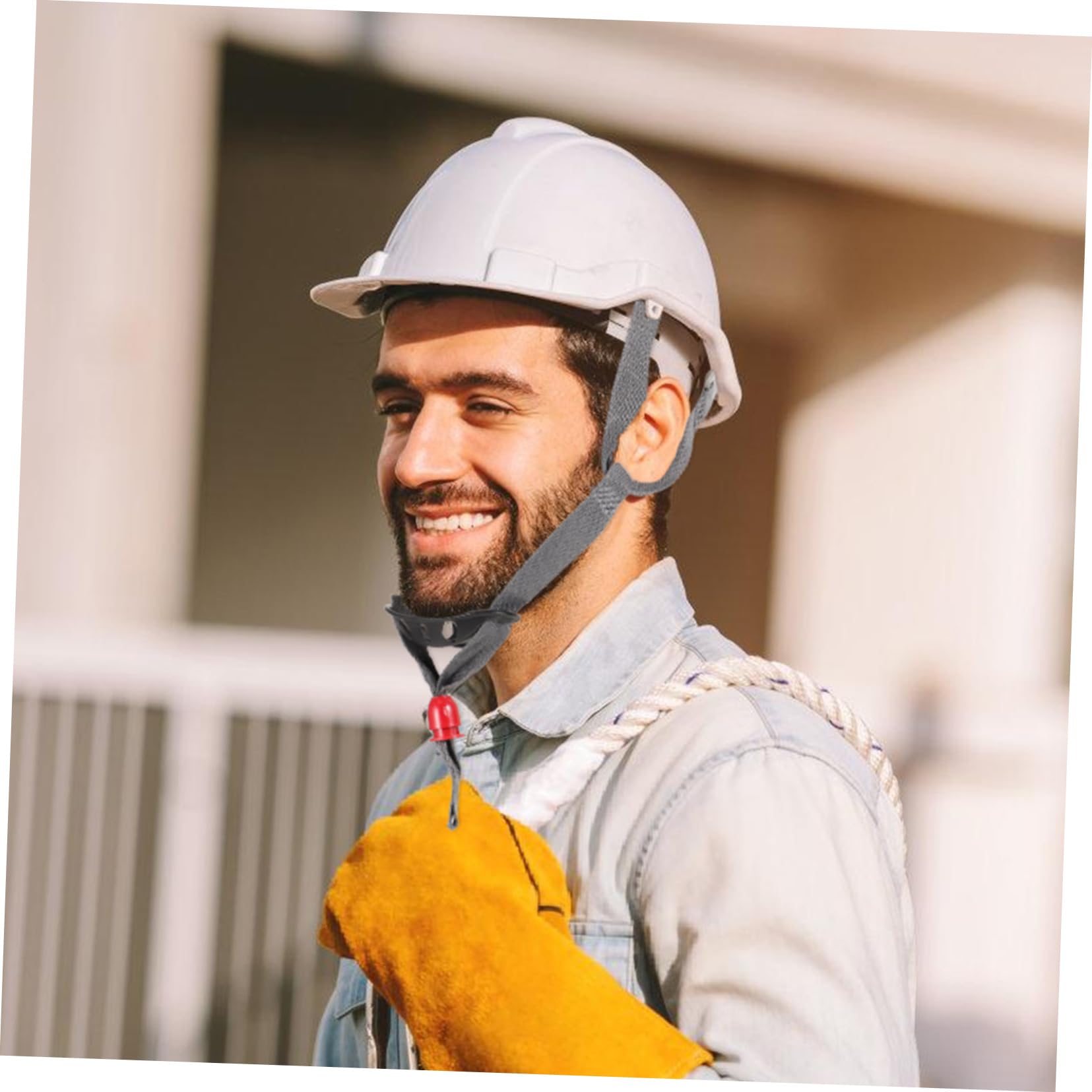 Sottogola Del Casco Costruzione Sottogola Di Protezione Per Difficile Mento Sottogola Resistente All'usura Sostituzione Della Cinghia Del Cappello Plastica