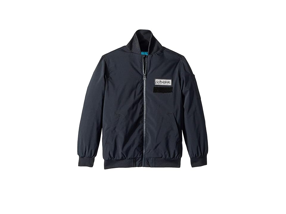 

Quiksilver Kids Mankai Sun Jacket (Big Kids) (Black) Boy's Coat
