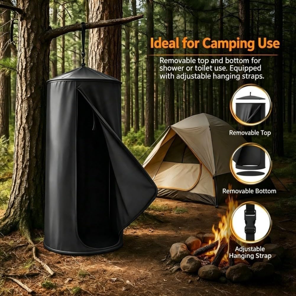 Carpeta de Duchas Exterior de Nylon 190T Carpeta de Duchas Exterior