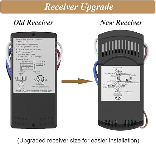 Universal Ceiling Fan Remote Control Kit - Thumbnail 2