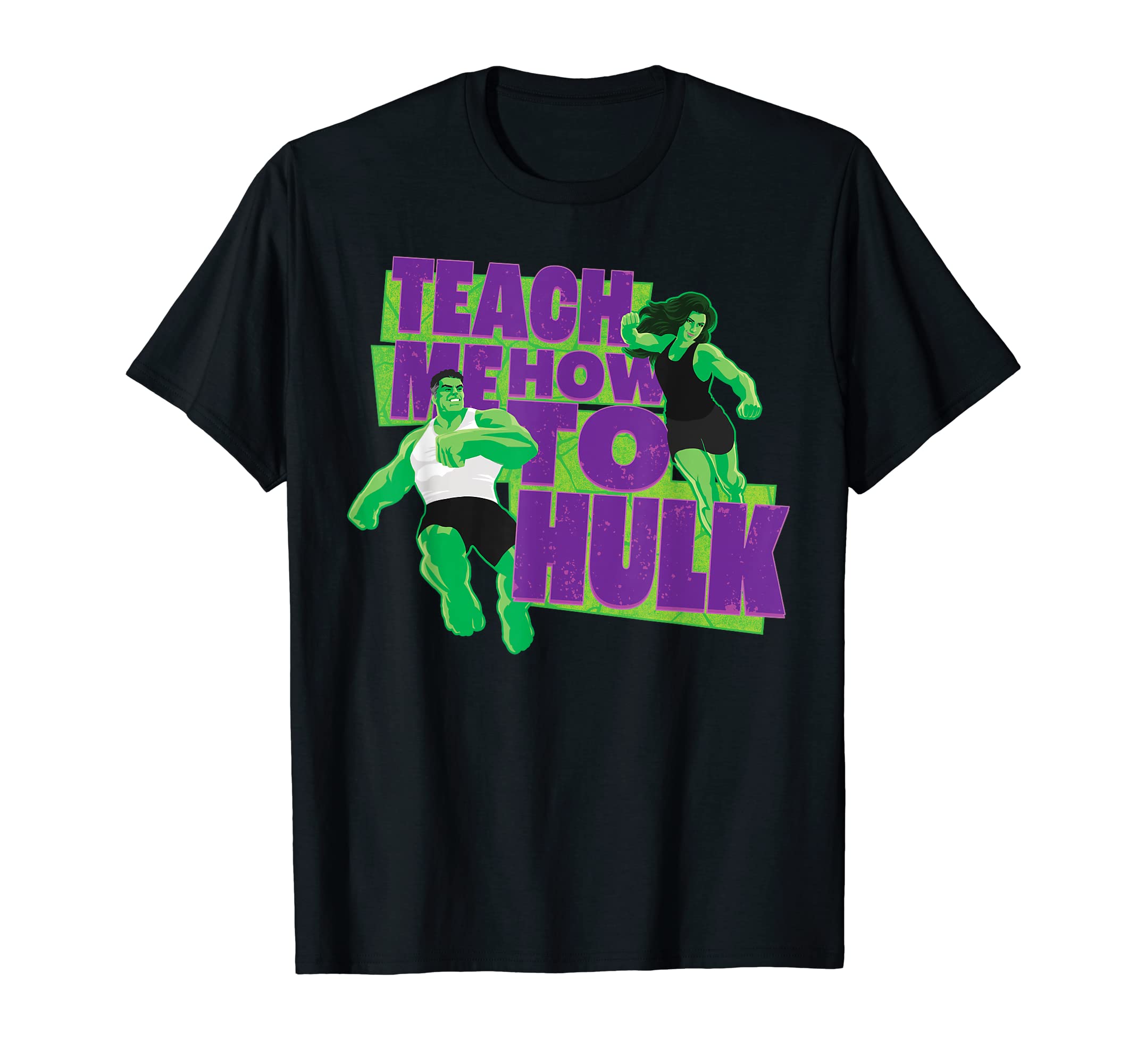 Marvel Studios She-Hulk & Hulk Teach Me How to Hulk Disney+ T-Shirt