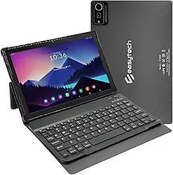 Tablet E1035 10.1" 256GB/ 8GB RAM Bateria 6000mAh, Processador Octa Core, Câmera 13MP Dual Chip com Capa e Teclado para Estudos e Trabalho