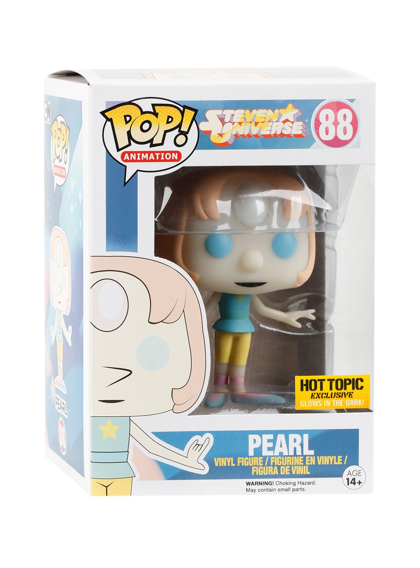 FunkoOPP Pop! Animation Steven Universe Pearl Glow In The Dark Exclusive #88