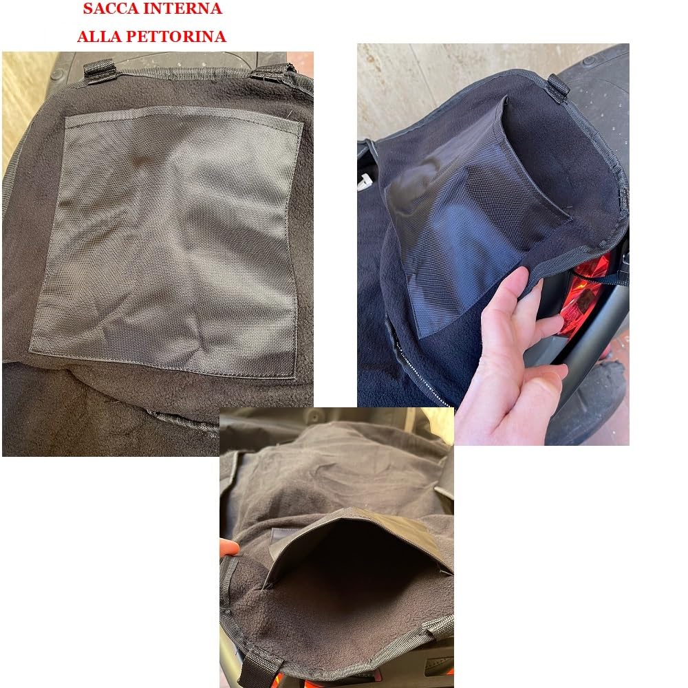 Compatible con Peugeot SATELIS 250 CUBREPIERNAS Manta TÉRMICA para Llevar Acolchado Impermeable+Fundas para Manos EN Neopreno Impermeables para Scooter