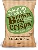 Brown Bag Crisps | Cheddar & Onion, 150g x 10 Bags