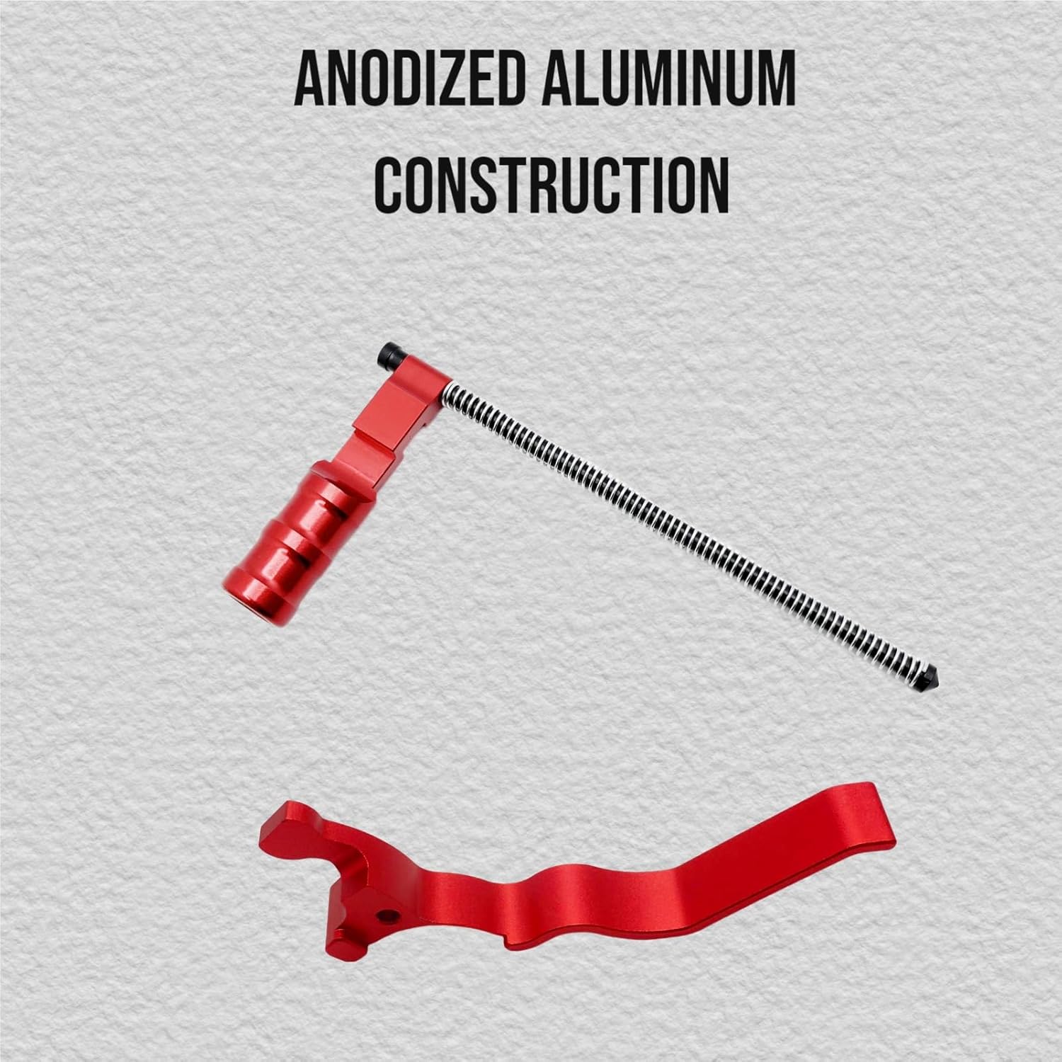 Extended Lever and Handle for 10-22 Combo-Replacement Accessories (Red)