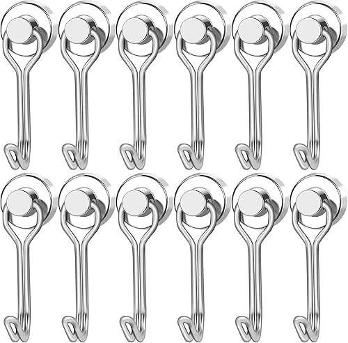 Miniatura 13 de LOVIMAG - Ganchos, imanes magnéticos de 30 libras+, ganchos de barco de cabina de crucero 2026, esenciales para refrigerador, para colgar en aulas,