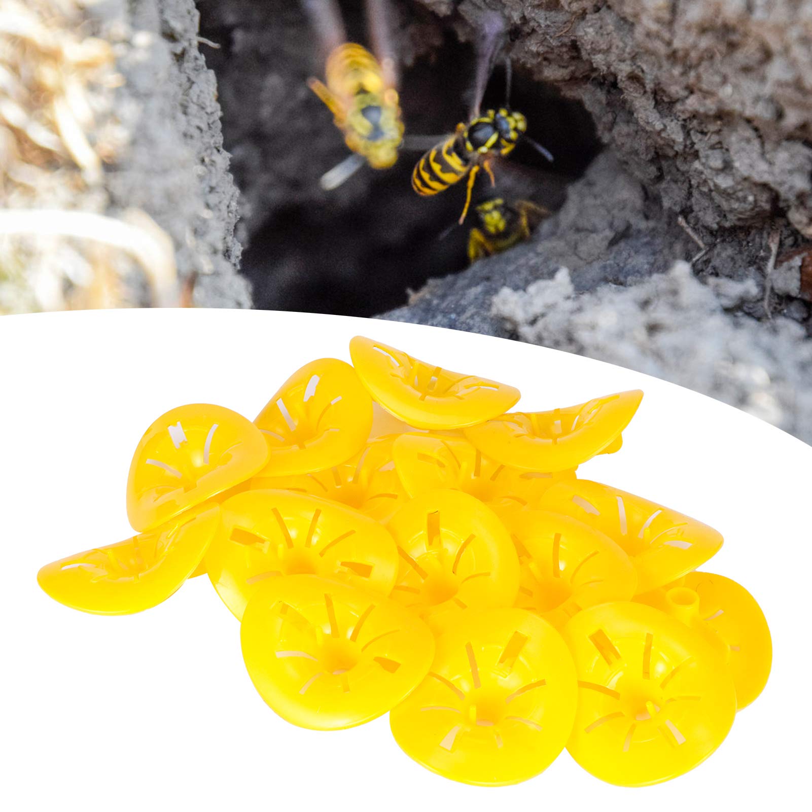 Trampa Para Avispas, Trampas Para Avispas Reutilizables Trampa Para Avispas Hornet 30 Piezas Trampas Para Abejas En Forma De Flor Reutilizable Colector De Abejas Embudo Herramientas De Accesorios De A