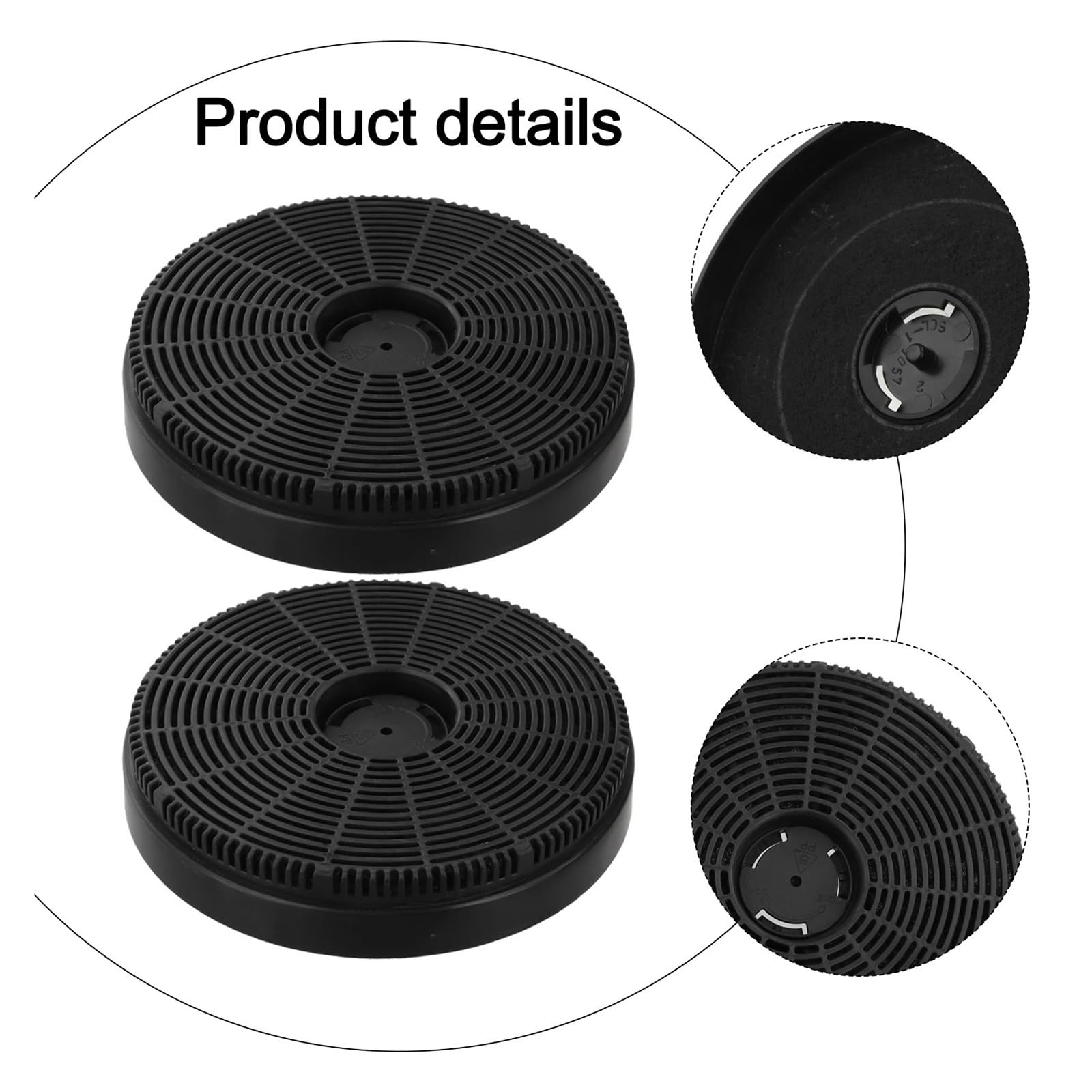 2 Filtros De Campana Extractora De Cocina De 150 X 30 Mm, Fácil Instalación
