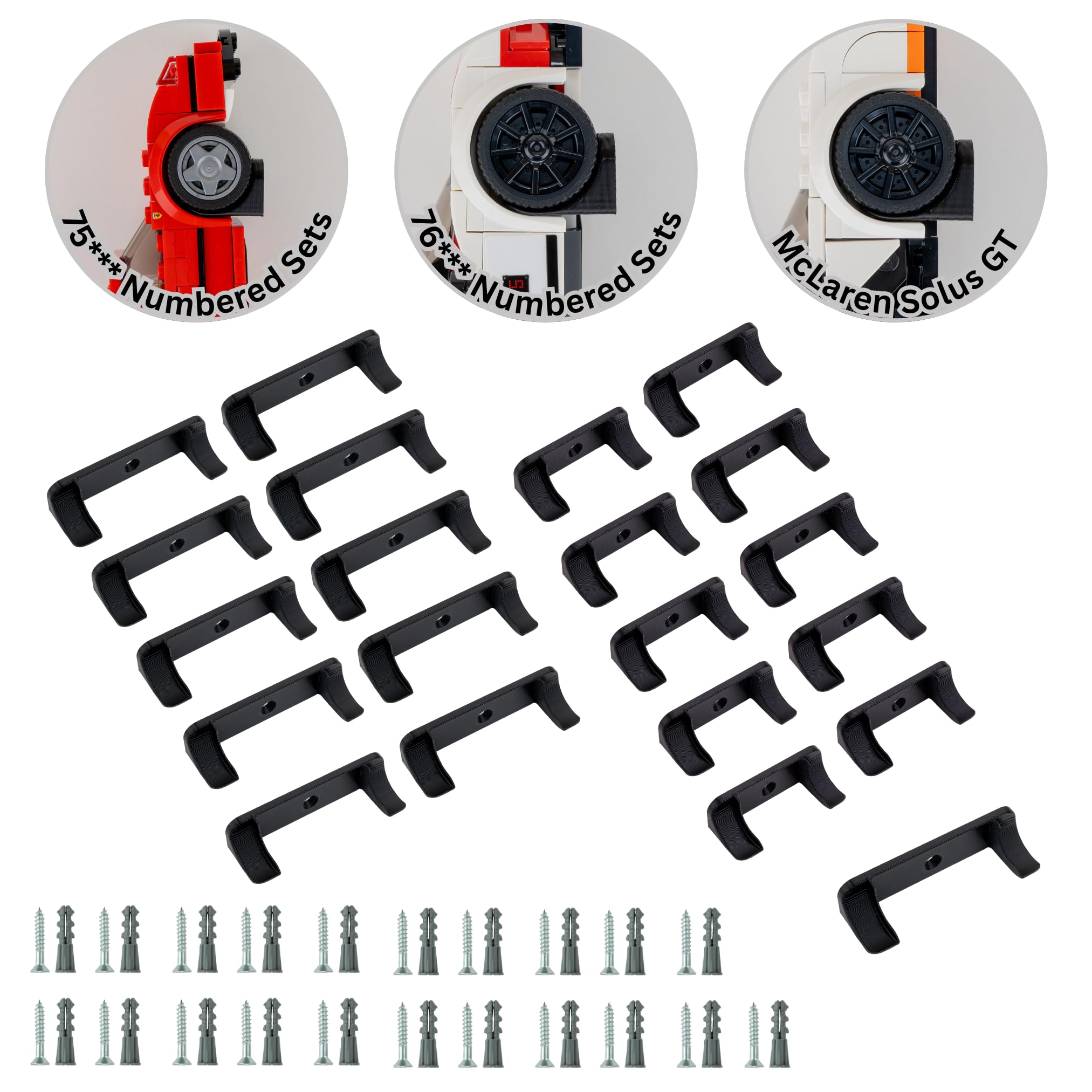 Amazon.com: Wall Mount for Lego Speed Champions | Bundle