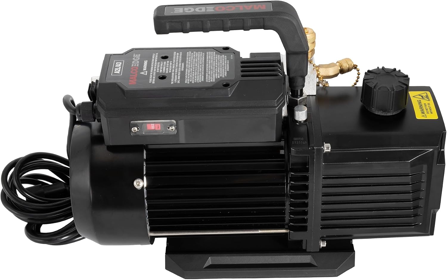 MalcoEdge EF53 Elite Flow Vacuum Pump – 5.3 CFM High-Performance HVAC Vacuum Pump for Standard and A2L/A3 Refrigerants – AC & Refrigeration Systems
