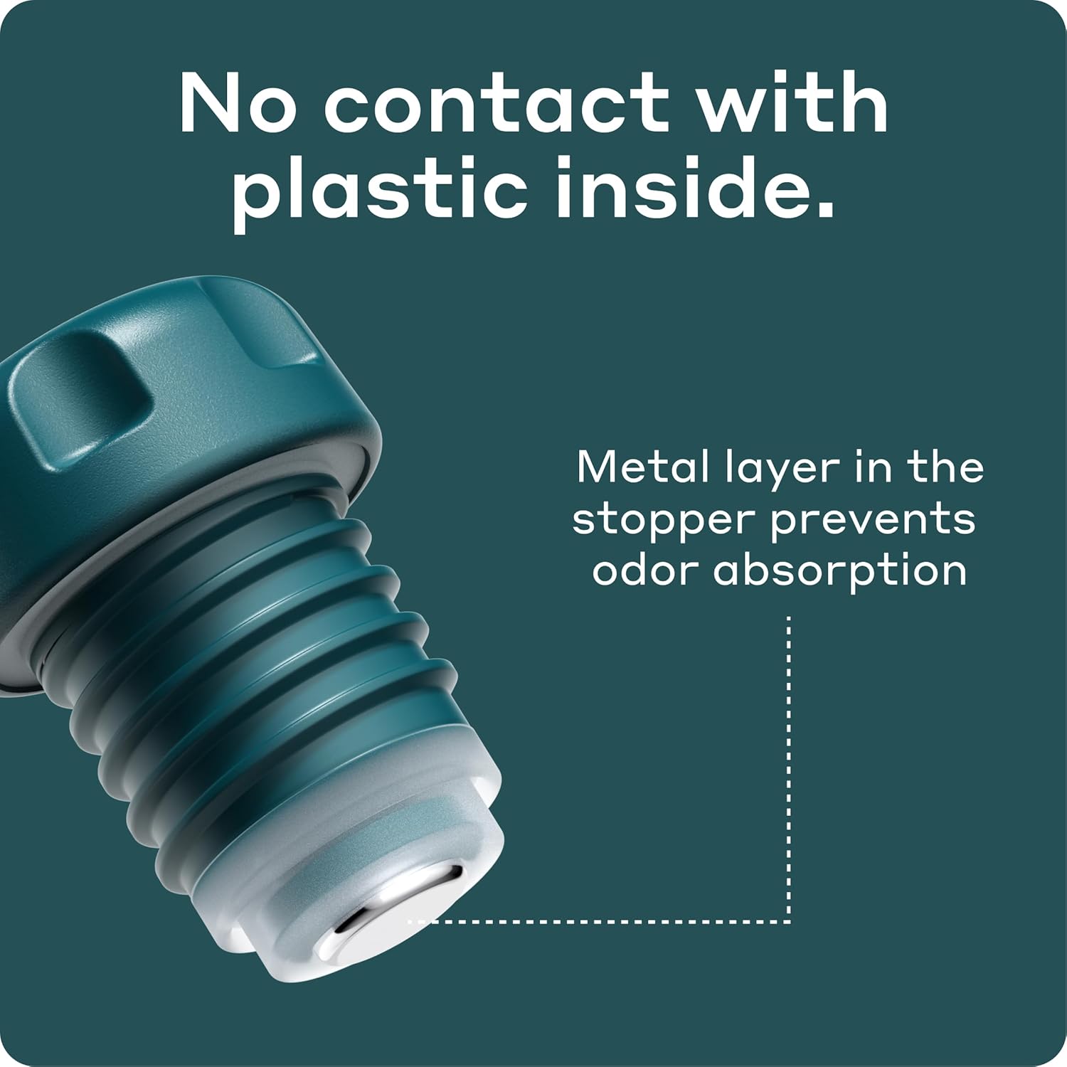 BOBBER 34 oz Stainless Steel Travel Thermo Bottle for Hot and Cold Drinks – Dishwasher Safe Metal Water Bottle with Cup Lid – Keeps Hot for 48 Hours – BPA-Free, Vacuum Insulated (Deep Teal) - Image 4